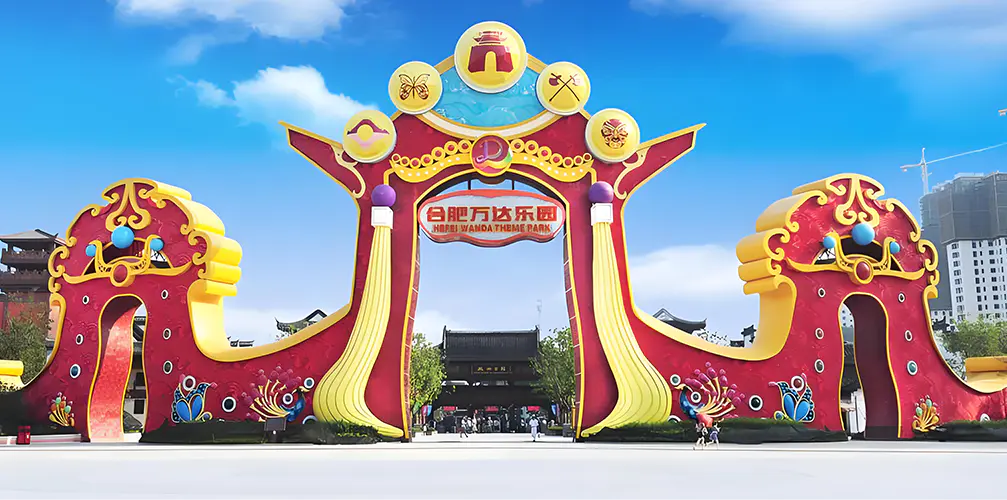 Pokaz Hefei Wanda Paradise nad Wielkim Jeziorem